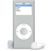 iPod Nano Argente Icon 72x72 png